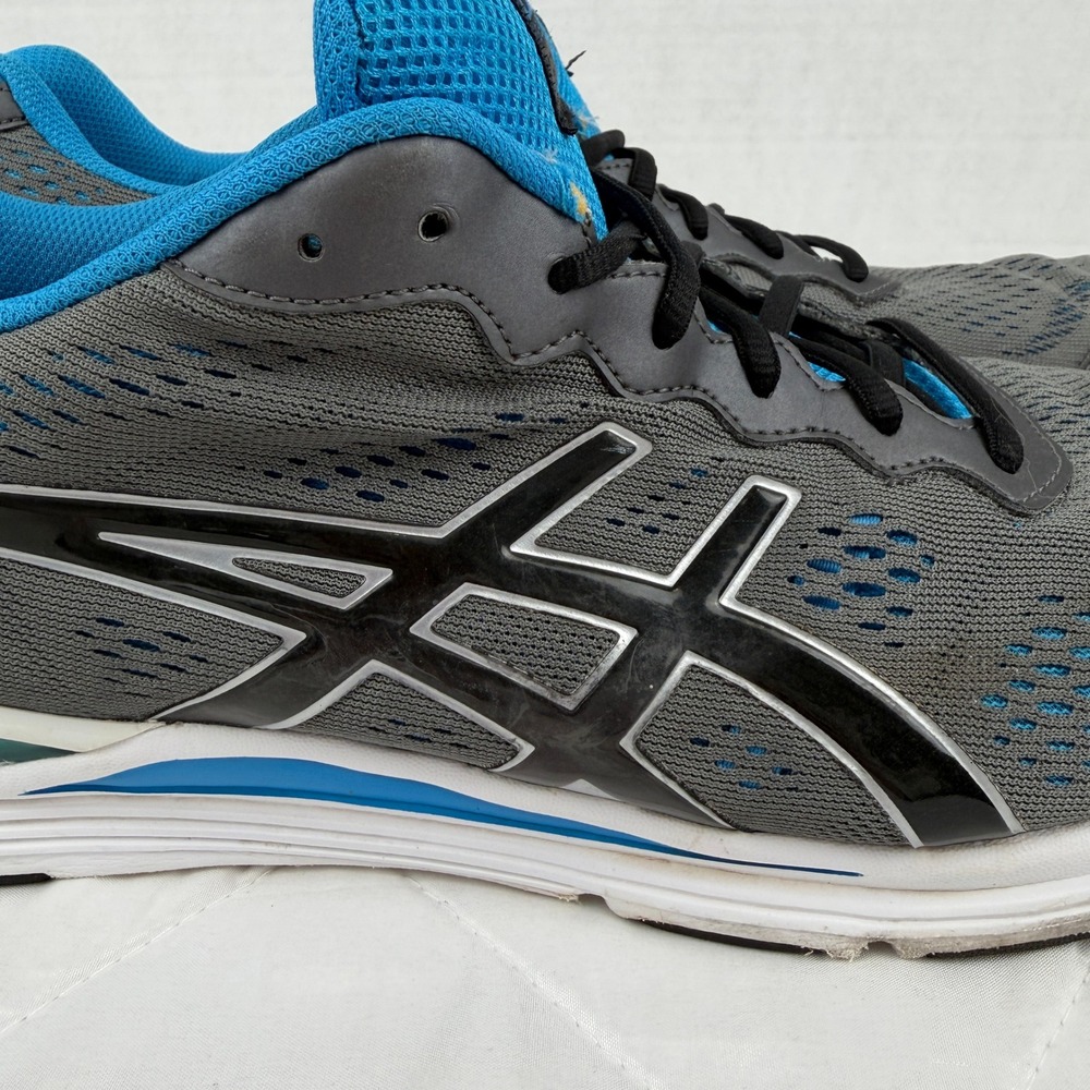 ASICS Gel Storm 2 Mens 15 Gray Blue Running Shoes Athletic Sneakers T429N - Picture 7 of 16